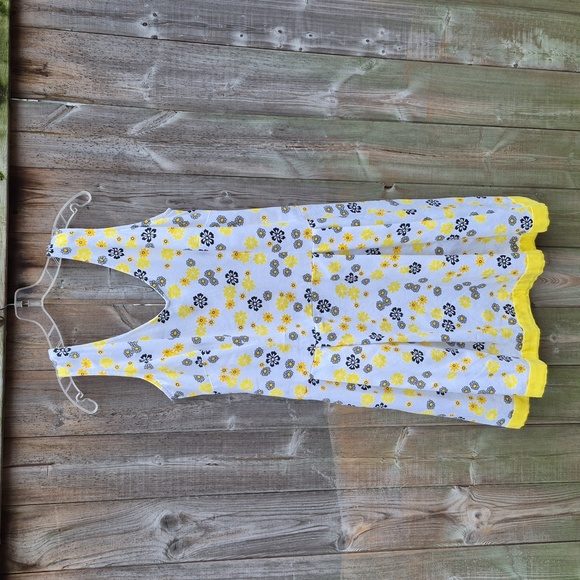 Vintage Floral Sleeveless Summer Dress Size Large Or Xl. - Picture 3 of 17